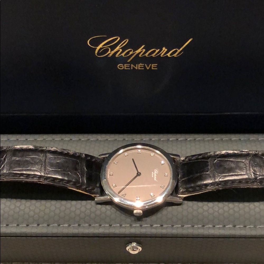 Rare Vintage Chopard Classic Platinum Timepiece